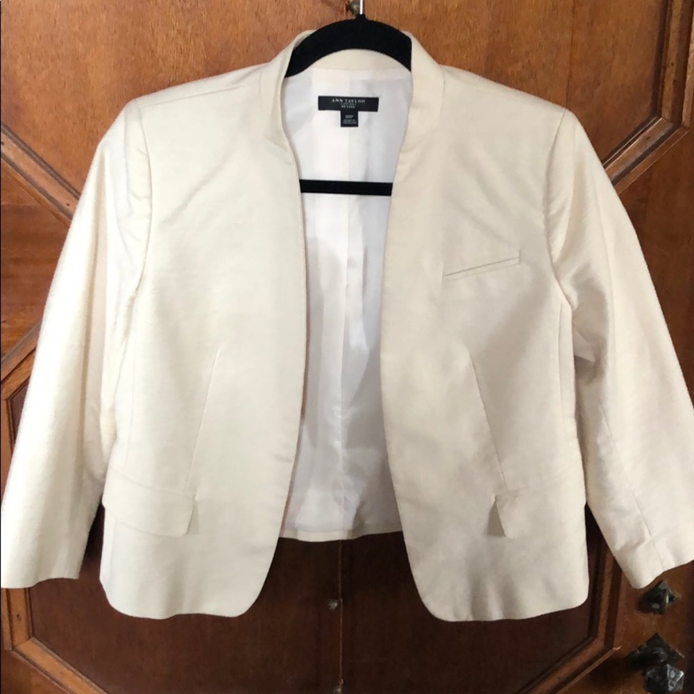 Ann Taylor petite 10 blazer 3/4 sleeve